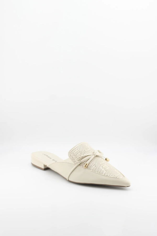 Jorge Bischoff Perforated Pointed-Toe Slip-On Loafer